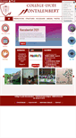 Mobile Screenshot of college-montalembert.net